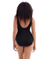 Longitude by Mimi Flamingo Women's Coolangata Wrap Sash Tank One Piece Swimsuit