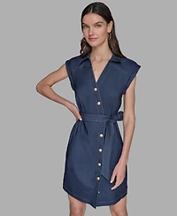 Karl Lagerfeld Paris Women's Denim Millennium Shirtdress