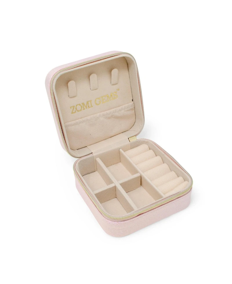 Zomi Gems Girls Mermaid Seashell Pearl Jewelry Box, Hot Pink