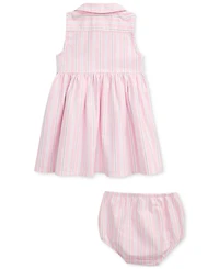 Polo Ralph Lauren Baby Girls Cotton Oxford Dress