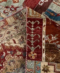 Adorn Hand Woven Rugs Indo Patchwork M5759 Rug Collection