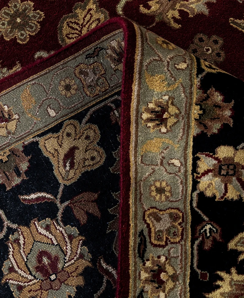 Adorn Hand Woven Rugs Indo Kashan M5354 8'10"x11'10" Area Rug
