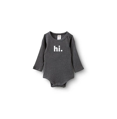 Cotton On Baby Boys Pointelle Long Sleeve Bubbysuit