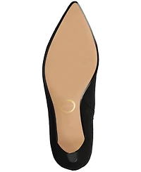 Journee Collection Women's Arely Kitten Heel Pointed Toe Dress Booties