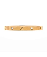 Pre-Owned Cartier Love 4 Diamond Bracelet 18K Gold with Diamonds