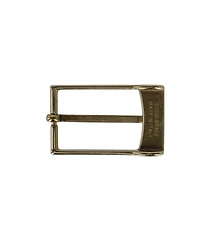 Trafalgar Men's 30mm Elongated Rectangular Solid Brass Italian Harness Belt Buckle