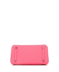 Pre-Owned Hermes Birkin 30 Handbag Pink Epsom with Palladium Hardware