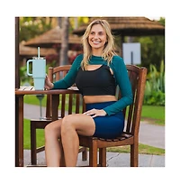 Calypsa Plus Mesh Sleeve Swim Cover Up