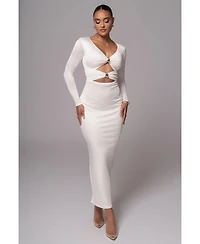 Jluxlabel Women's Soiree Cutout Maxi Dress