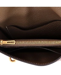 Pre-Owned Hermes Roulis Slim Wallet Chevre Mysore