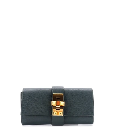 Pre-Owned Hermes 23 Medor Clutch Chevre Mysore