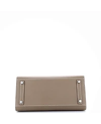 Pre-Owned Hermes Birkin 30 Handbag Grey Epsom with Palladium Hardware