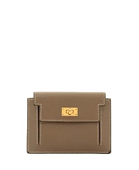 Pre-Owned Hermes Kelly Pocket Compact Wallet Epsom