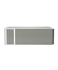 10x14 Ft Outdoor Metal Storage Shed with Doors & Vents