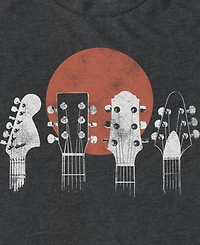 Fifth Sun Men's Guitar Heads Short Sleeve T-Shirt
