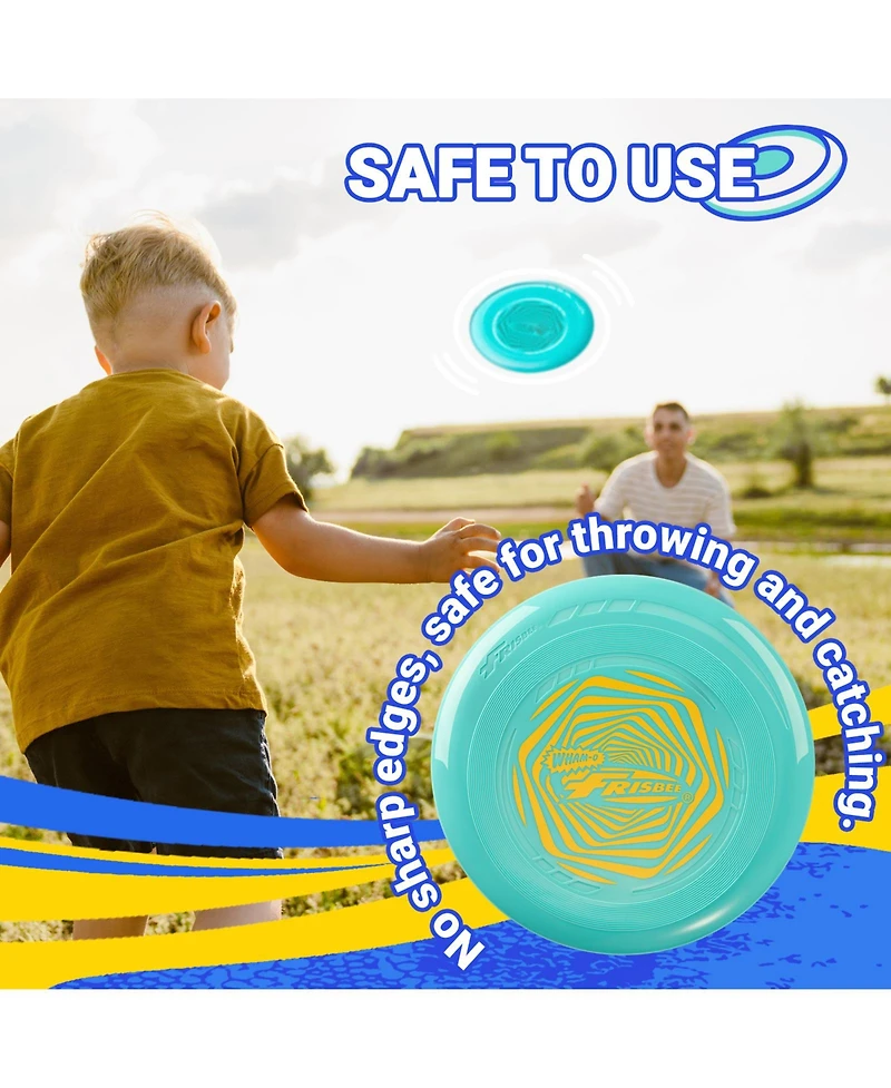 Wham-o Frisbee Go 2 Pack Flying Disc, 9 Inch Lightweight Toy Set for Beginners Outdoor Game - 70g