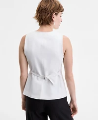 Boss Orange Women's Button-Front Belted-Back Vest