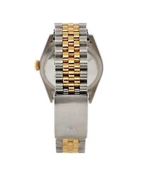 Pre-Owned Rolex Oyster Perpetual Datejust Automatic Watch in Stainless Steel and Gold with Diamond Markers 36mm