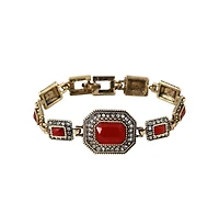 Sohi Gold-Plated Stone Bracelet