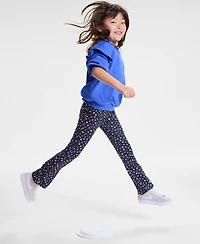 Nike Little Girls Essentials Top & Allover Print Femme Leggings, 2 Piece Set