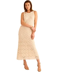 Vince Camuto Women's Crochet Maxi Tank Dress