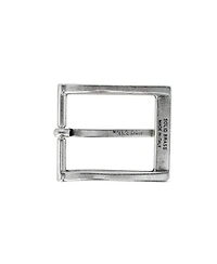Trafalgar Men's 35mm Solid Brass Italian Classic Arched Rectangular Harness Belt Buckle