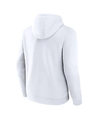 Fanatics Men's White Nevada Wolf Pack Primary Logo Pullover Hoodie
