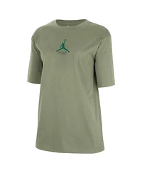 Jordan Women's Green Boston Celtics Courtside Statement Edition Boyfriend T-Shirt