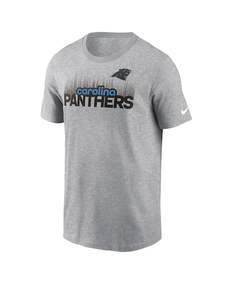 Nike Men's Heather Gray Carolina Panthers Local Essential T-Shirt