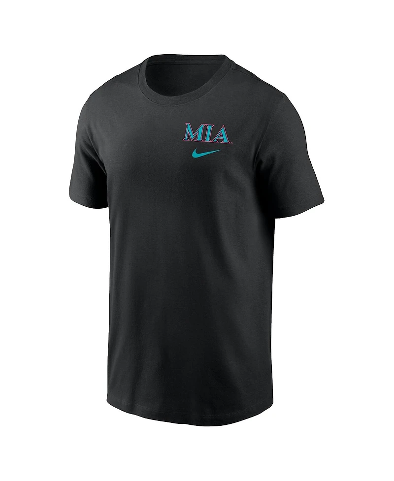Nike Men's Black Miami Marlins 2025 City Connect T-Shirt