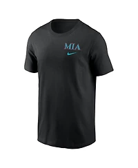 Nike Men's Black Miami Marlins 2025 City Connect T-Shirt