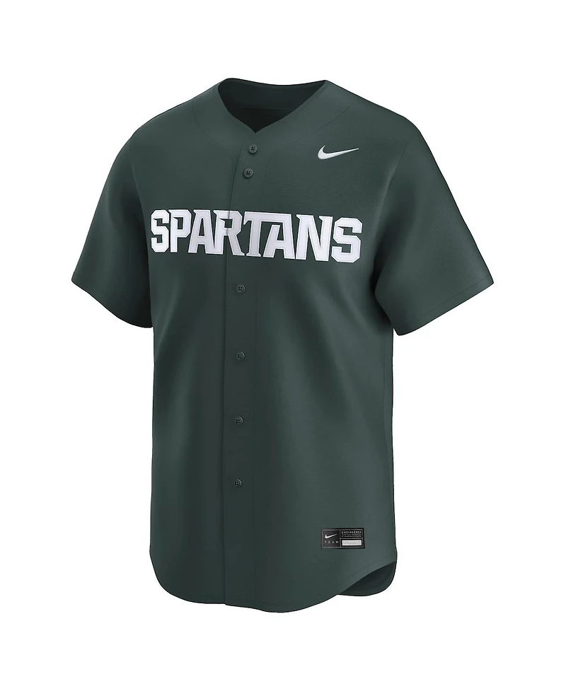 Nike Men's Green Michigan State Spartans College Limited Baseball Jersey
