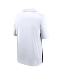 Logo Athletic Men's White/Black Las Vegas Raiders Sandlot Game Polo Shirt