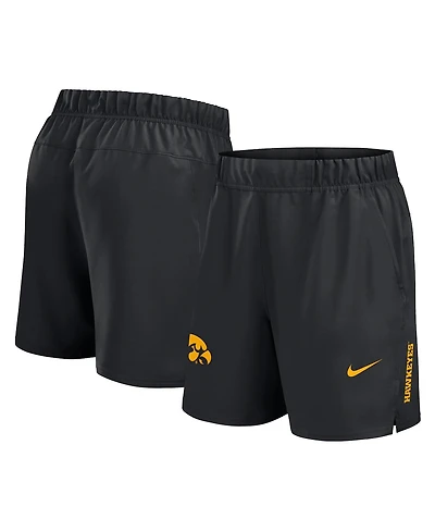 Nike Men's Black Iowa Hawkeyes Primetime Woven Victory Performance Shorts