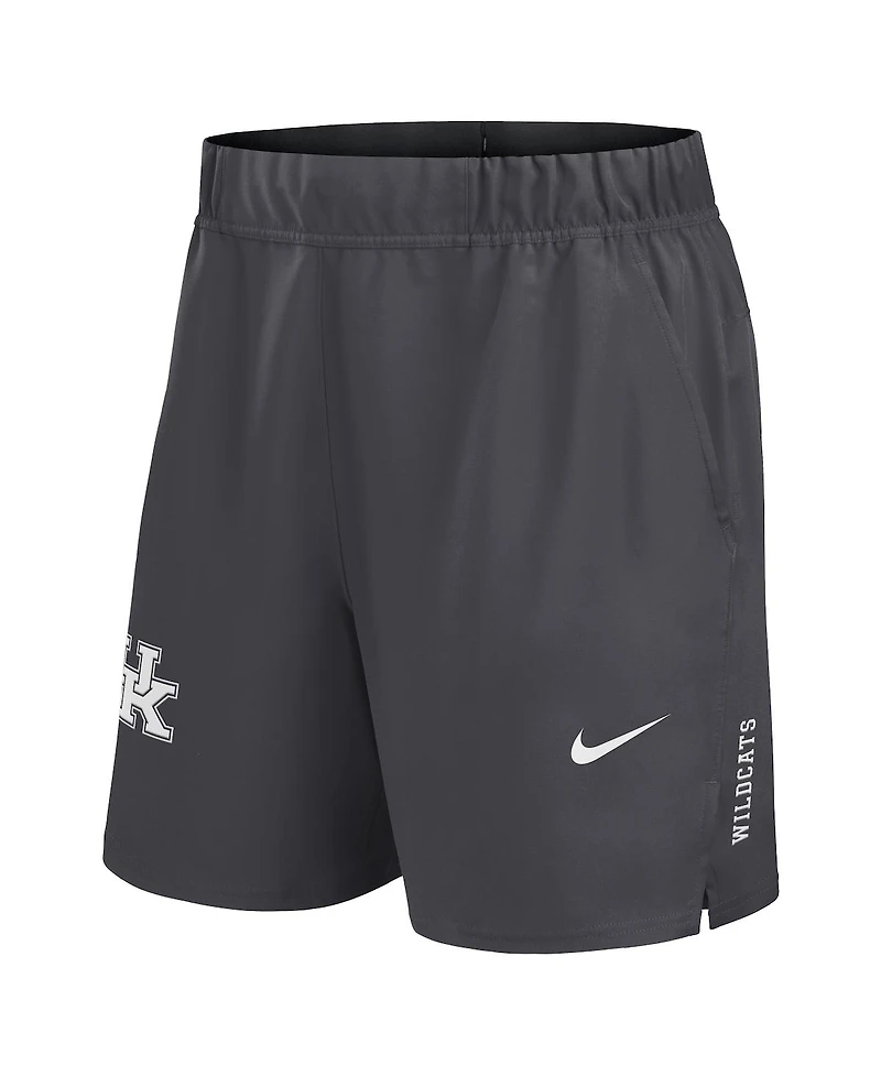Nike Men's Charcoal Kentucky Wildcats Primetime Woven Victory Performance Shorts
