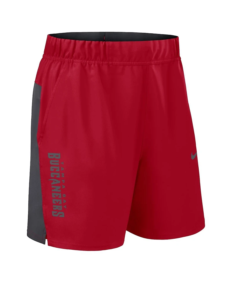 Nike Men's Red Tampa Bay Buccaneers Woven Victory Performance Shorts