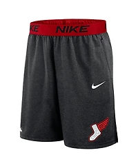 Nike Men's Charcoal/Red Chicago White Sox 2025 City Connect Authentic Collection Knit Shorts