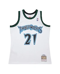 Mitchell & Ness Men's Kevin Garnett White Minnesota Timberwolves 2003-04 Swingman Jersey