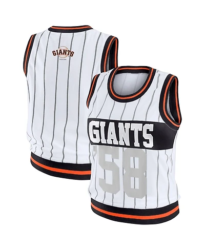 Wear by Erin Andrews Women's White San Francisco Giants Sporty Tank Top