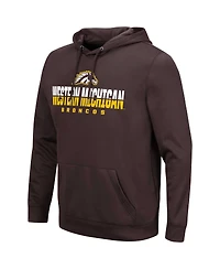 Colosseum Men's Brown Western Michigan Broncos Lantern Pullover Hoodie