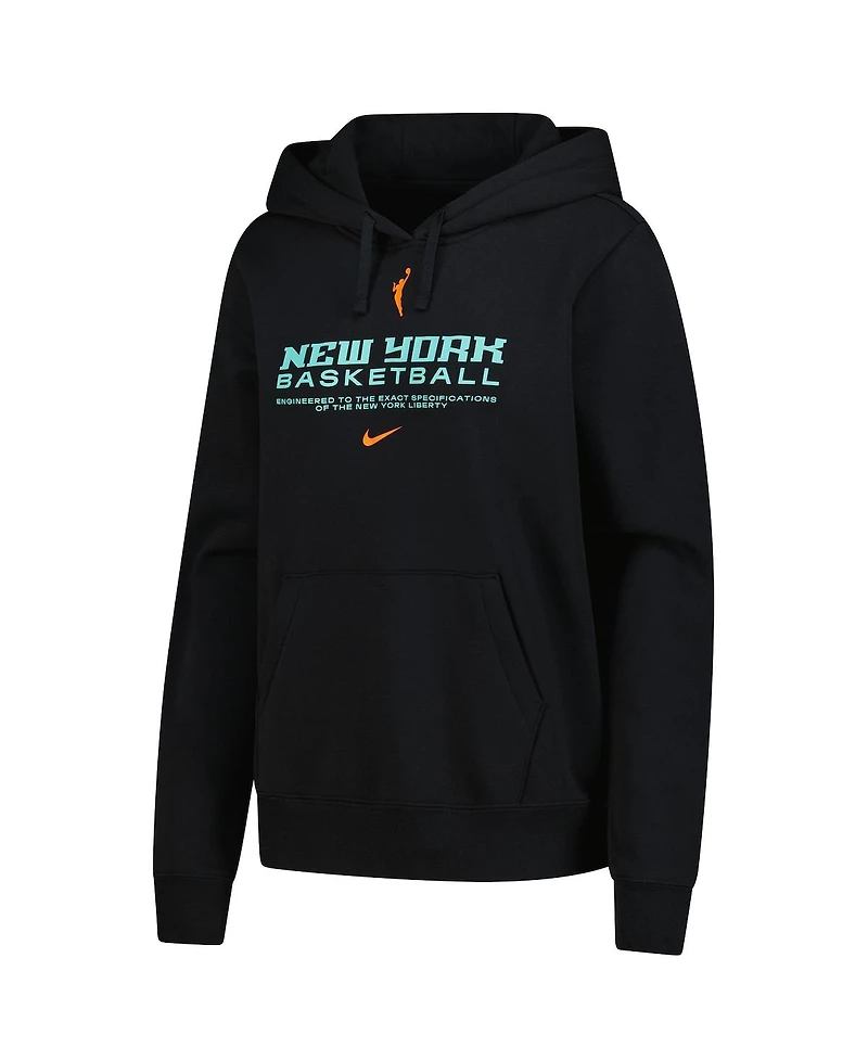 Nike Women's Black New York Liberty Club City Pullover Hoodie
