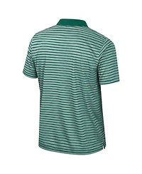Colosseum Men's Green Colorado State Rams Striped Polo Shirt