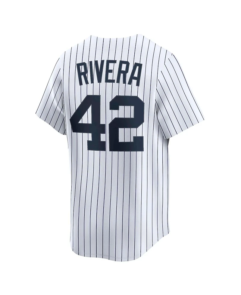 Nike Men's Mariano Rivera White New York Yankees Throwback Cooperstown Collection Limited Jersey