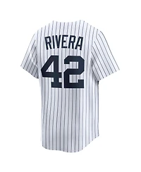 Nike Men's Mariano Rivera White New York Yankees Throwback Cooperstown Collection Limited Jersey