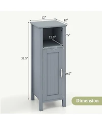 Bathroom Storage Organizer with 2-Tier Cabinet