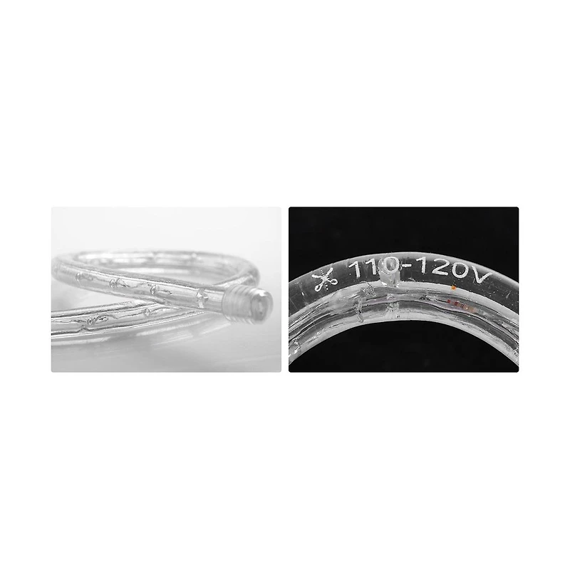 DELight 150' 2 Wire Led Rope Light Home In/Outdoor Party Xmas Lighting