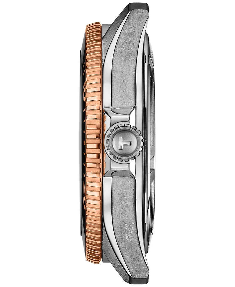Tissot Men's Swiss Automatic Seastar 1000 Powermatic 80 Two-Tone Stainless Steel Bracelet Watch 40mm