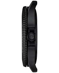 Tissot Men's Swiss Seastar 1000 Black Pvd Stainless Steel Bracelet Watch 40mm