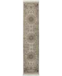 Kenneth Mink Majestic Elegance Tabriz 2'3" x 10' Runner Area Rug