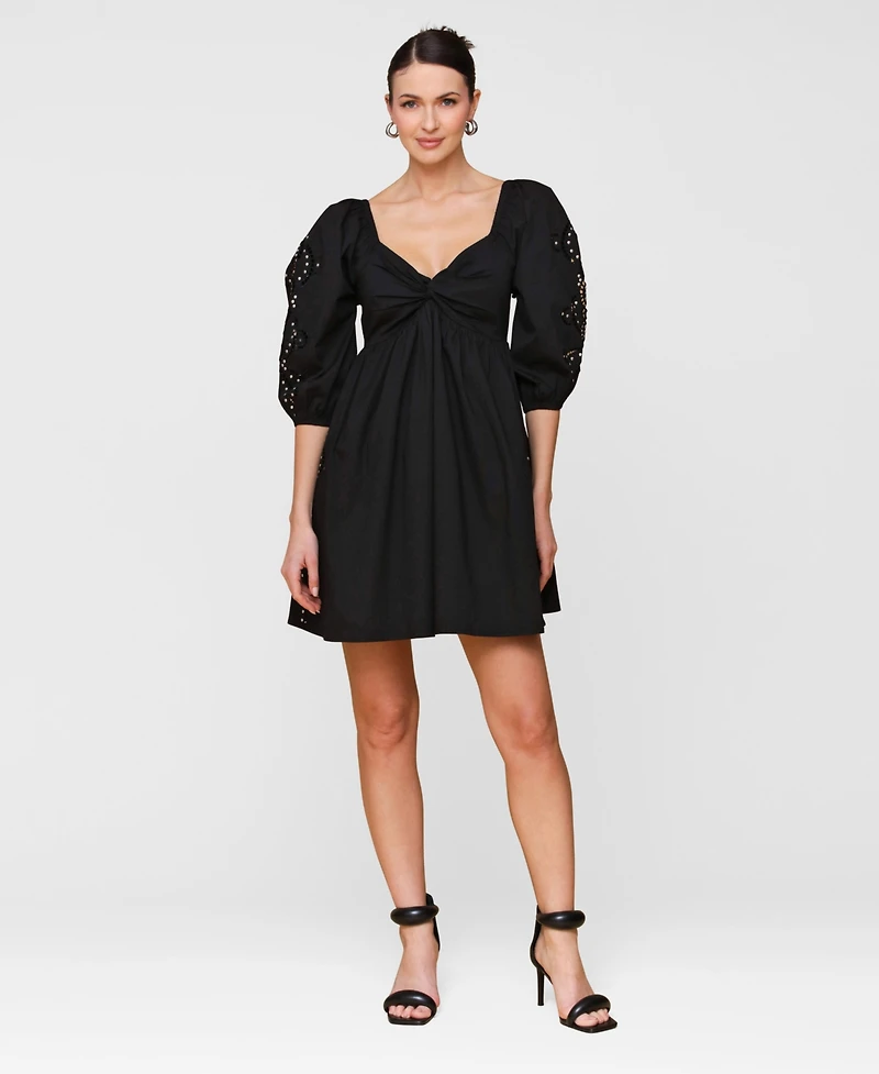 Avec Les Filles Women's Embellished A-Line Dress